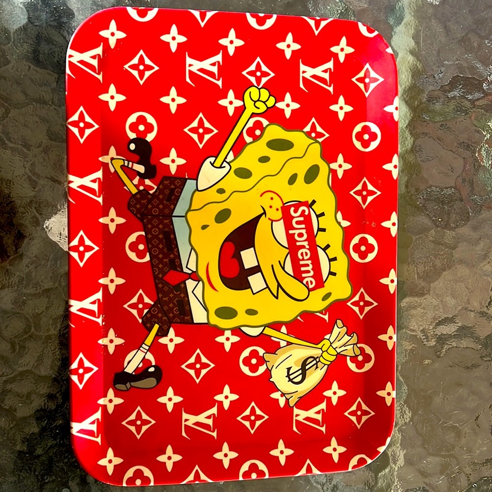 Supreme SpongeBob plate